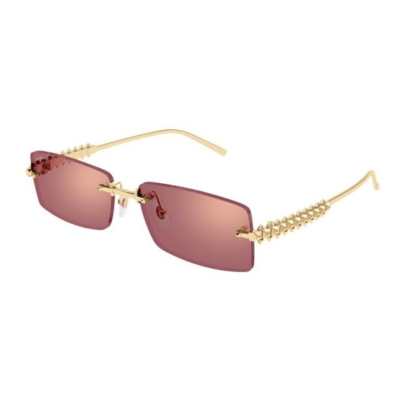 Cartier Ct0604s Clash De Rectangular Rimless Sunglasses - NWT